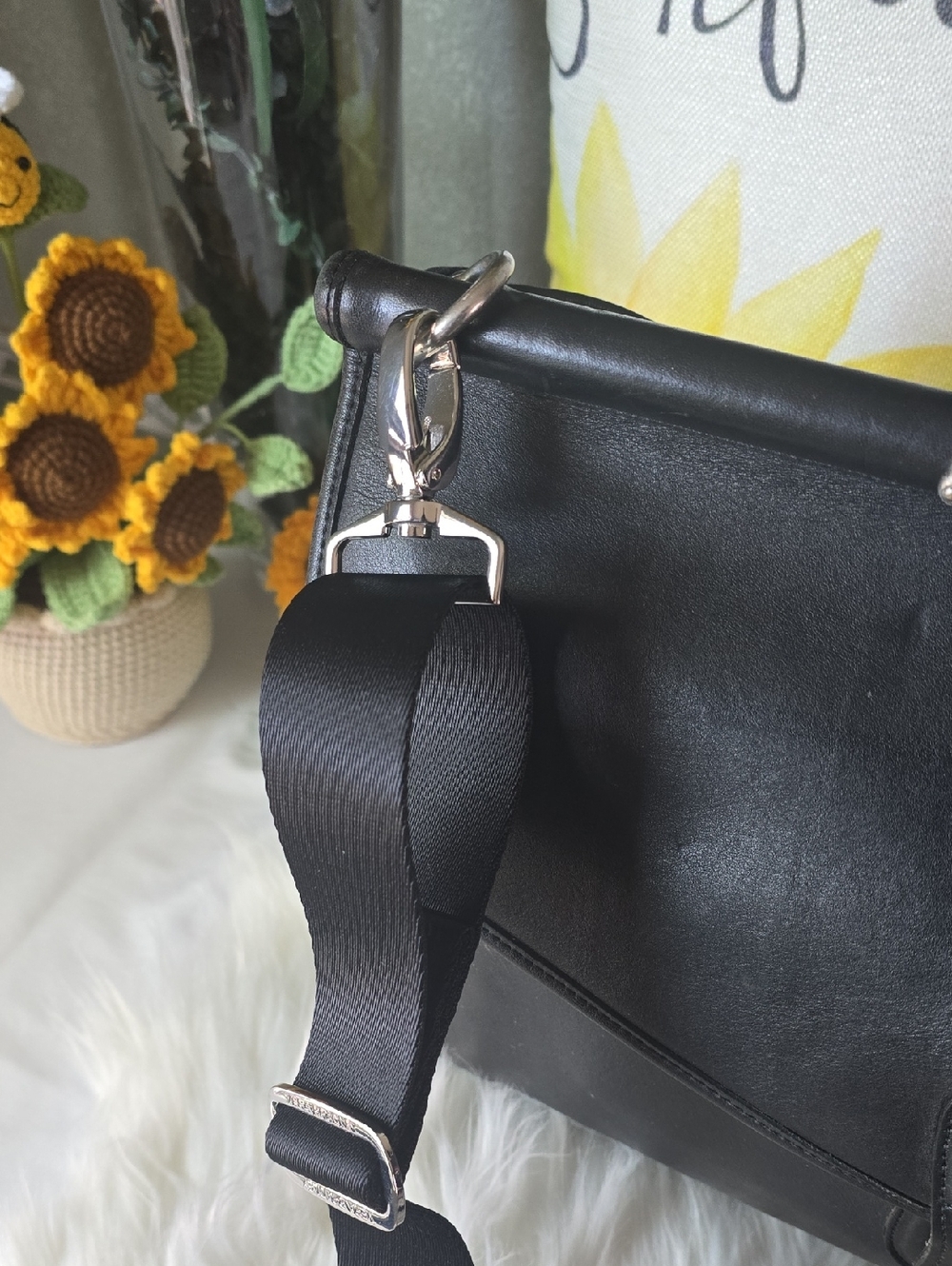 Vintage Coach Beekman Classic Black Leather Briefcase and Adj Long Strap - Picture 17 of 17